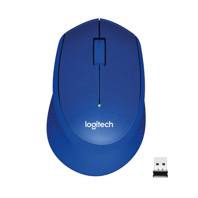 Logitech M330 Silent Plus Geräuschlose Kabellose Mouse Blu 910-004910